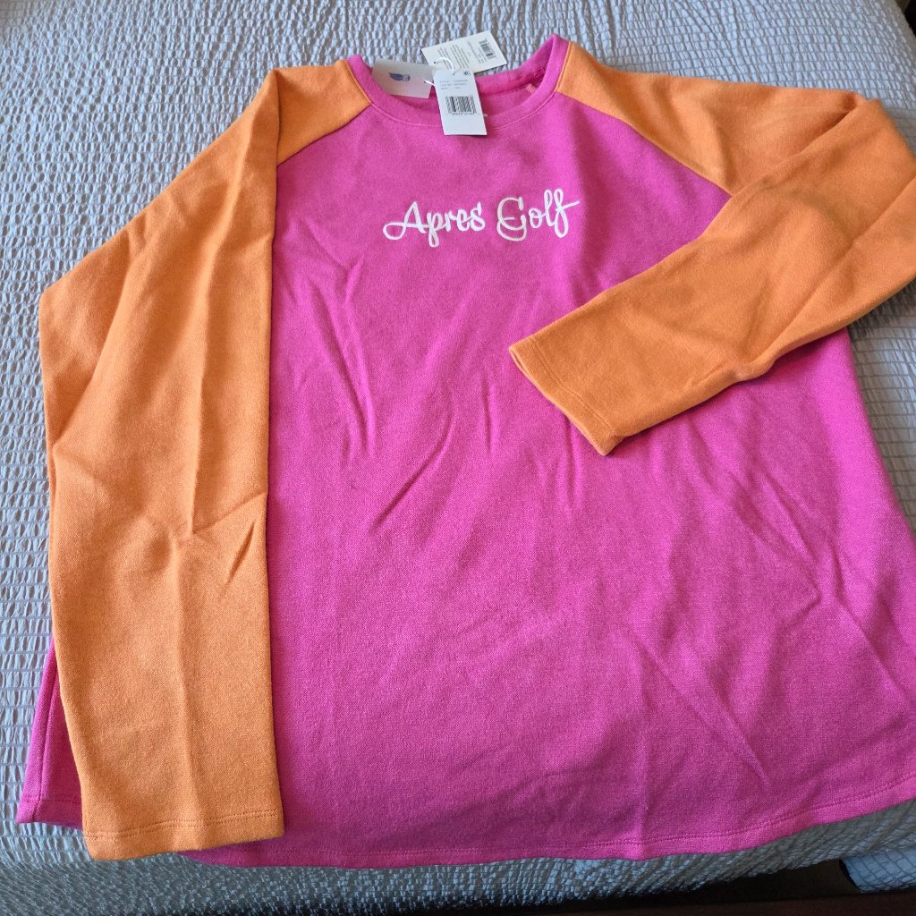 Sport Haley- Apres Golf Crew Sweater- Nwt-Xxl